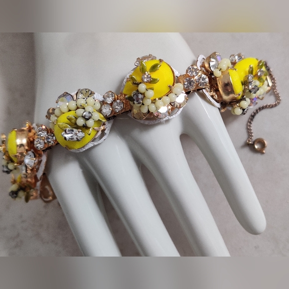 Original by Robert Chartreuse Yellow "Lemon" bracelet - Picture 3 of 16